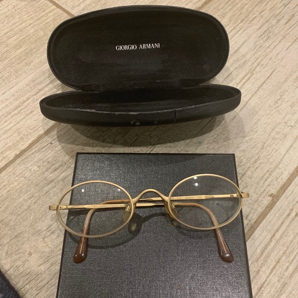 Giorgio Armani Accessories - Giorgio Armani Vintage Eyeglasses Oval Lenses